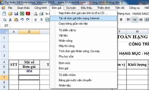 phần mềm dự toán g8 miễn phí|PHAN MEM DU TOAN G8.
